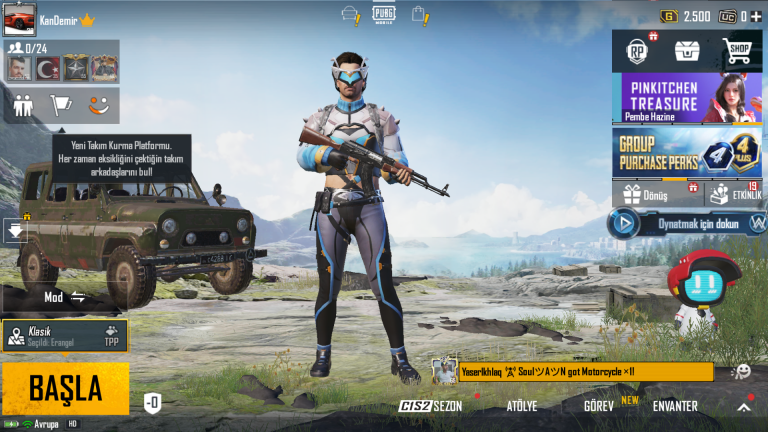 PUBG Boşluklu İsim Yazma