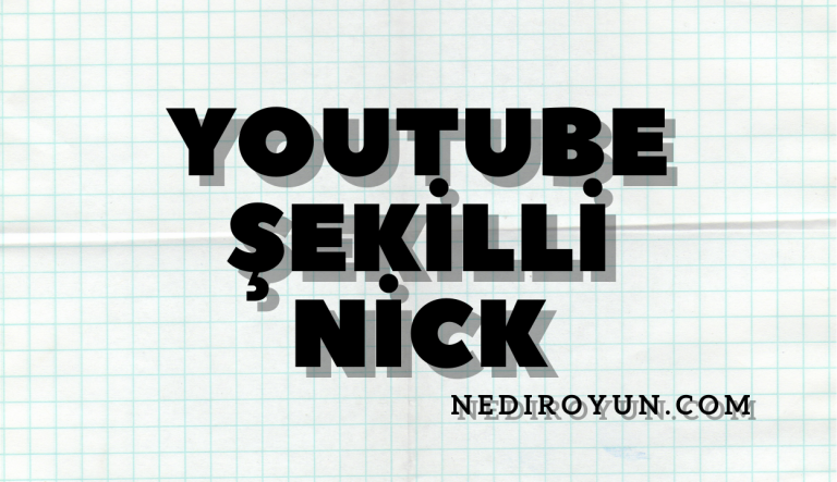 Youtube Şekilli Nick